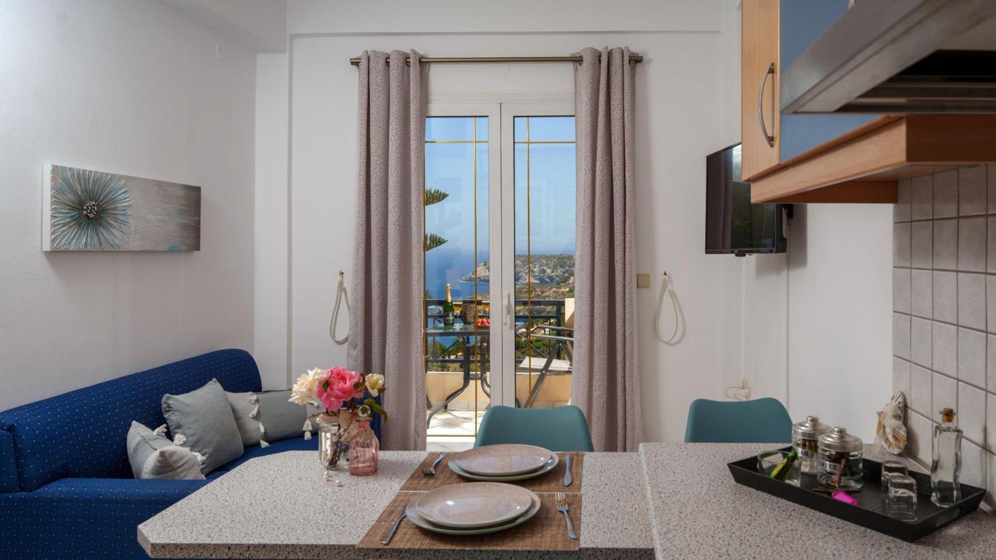 Fnk Apartments With Sea View Agia Pelagia Екстериор снимка